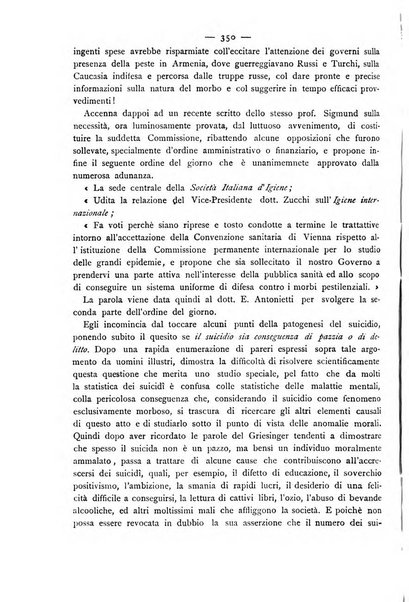 Giornale della Società italiana d'igiene