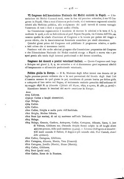 Giornale della Società italiana d'igiene