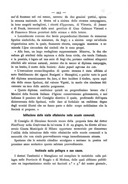 Giornale della Società italiana d'igiene