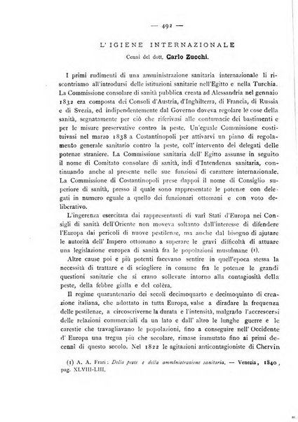 Giornale della Società italiana d'igiene