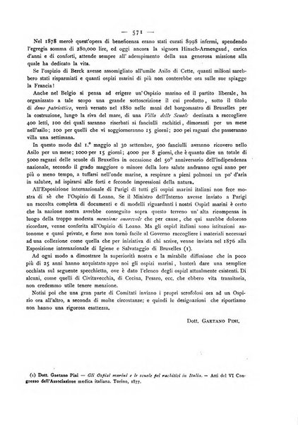 Giornale della Società italiana d'igiene