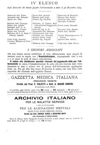 Giornale della Società italiana d'igiene