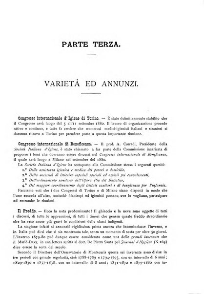 Giornale della Società italiana d'igiene