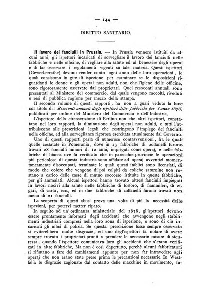 Giornale della Società italiana d'igiene