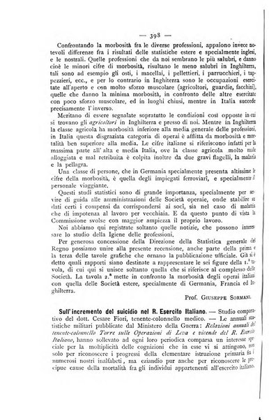 Giornale della Società italiana d'igiene