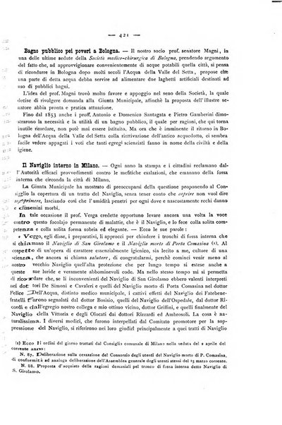 Giornale della Società italiana d'igiene