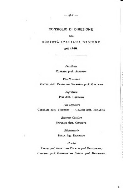 Giornale della Società italiana d'igiene