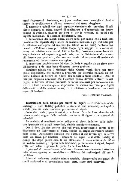 Giornale della Società italiana d'igiene