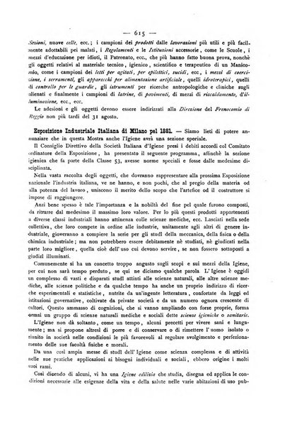 Giornale della Società italiana d'igiene