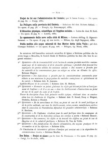 Giornale della Società italiana d'igiene