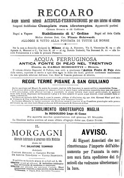 Giornale della Società italiana d'igiene