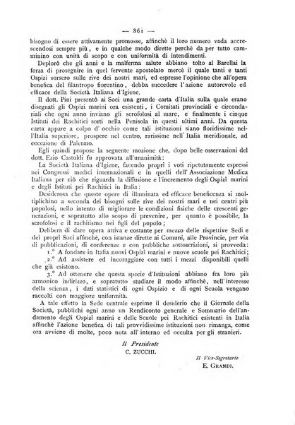 Giornale della Società italiana d'igiene