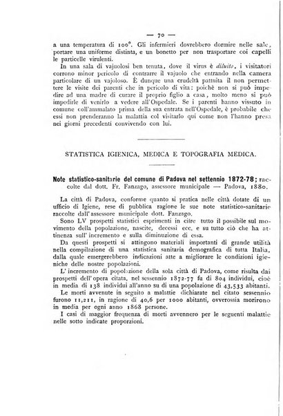 Giornale della Società italiana d'igiene