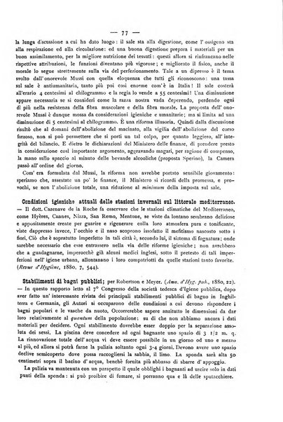 Giornale della Società italiana d'igiene