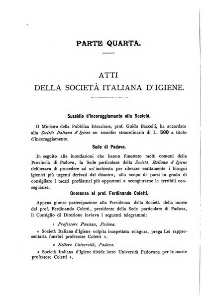 Giornale della Società italiana d'igiene