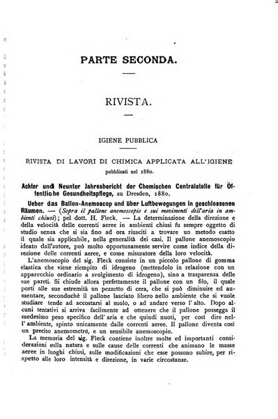 Giornale della Società italiana d'igiene