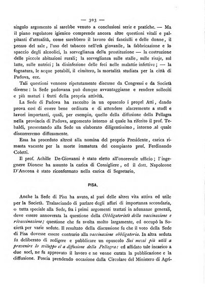 Giornale della Società italiana d'igiene