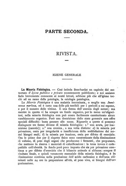 Giornale della Società italiana d'igiene