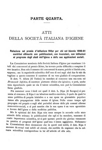 Giornale della Società italiana d'igiene