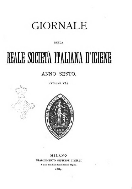 Giornale della Società italiana d'igiene