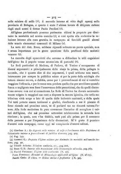 Giornale della Società italiana d'igiene