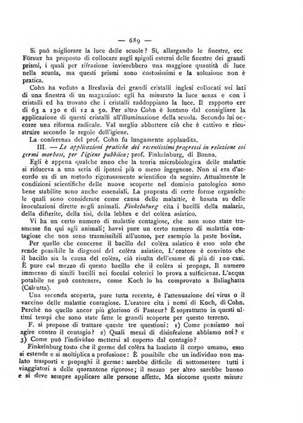 Giornale della Società italiana d'igiene