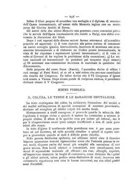 Giornale della Società italiana d'igiene