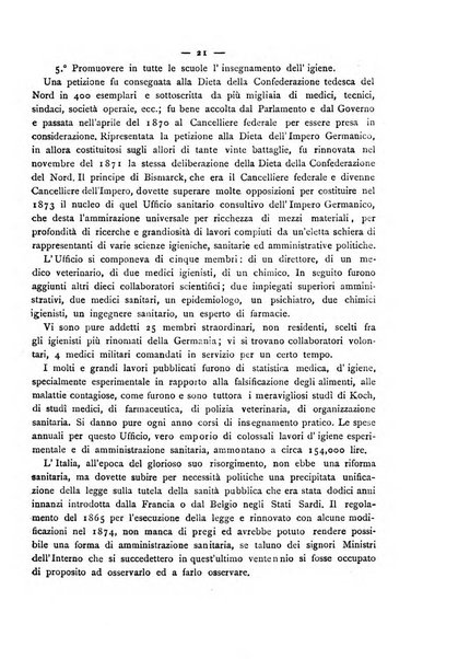 Giornale della Società italiana d'igiene