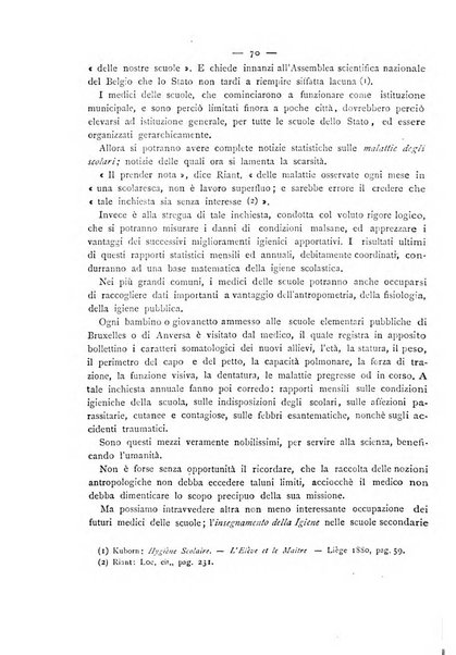 Giornale della Società italiana d'igiene