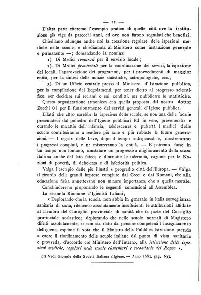 Giornale della Società italiana d'igiene