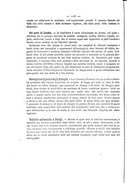 Giornale della Società italiana d'igiene