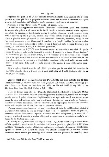 Giornale della Società italiana d'igiene