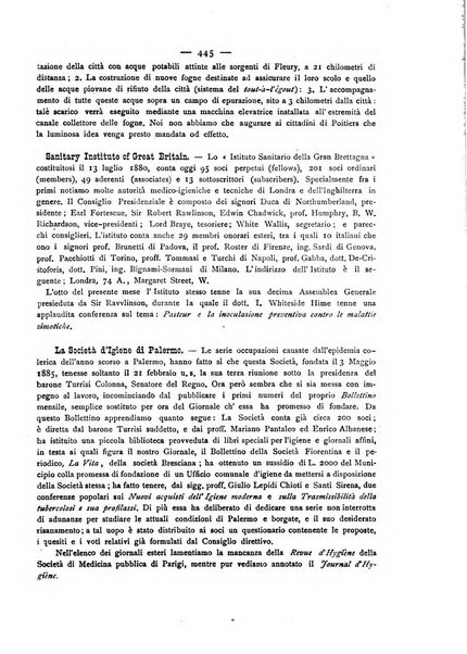 Giornale della Società italiana d'igiene