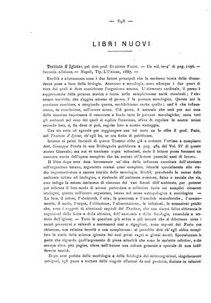 Giornale della Società italiana d'igiene