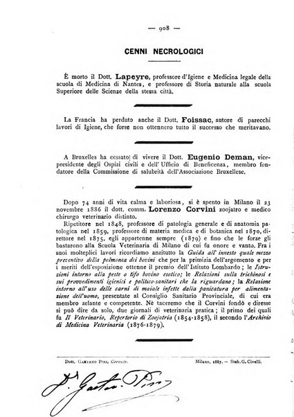 Giornale della Società italiana d'igiene