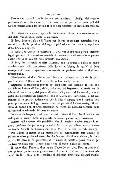 Giornale della Società italiana d'igiene