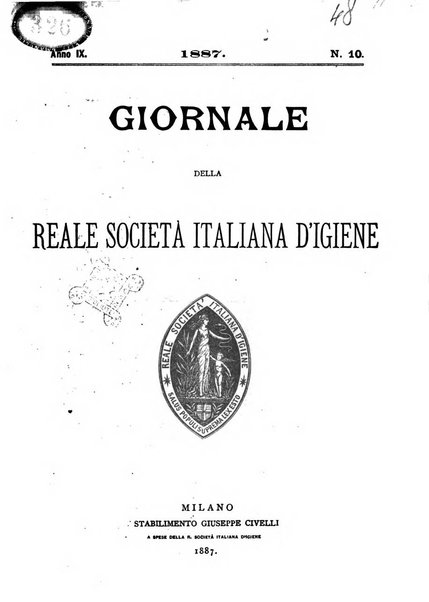 Giornale della Società italiana d'igiene