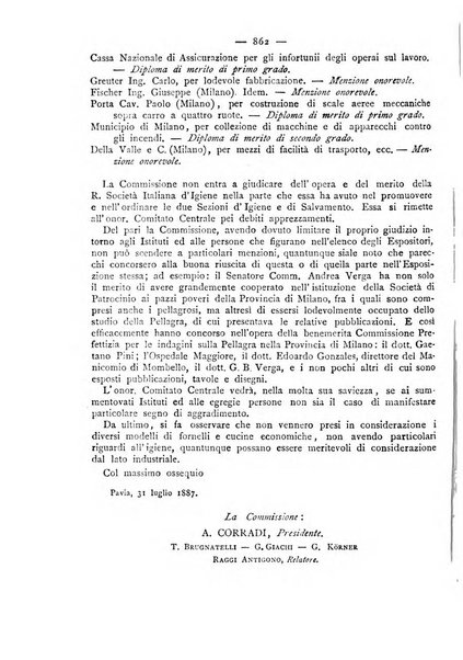 Giornale della Società italiana d'igiene