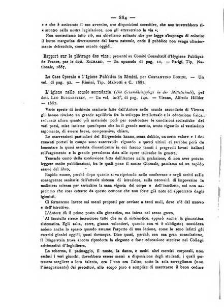 Giornale della Società italiana d'igiene