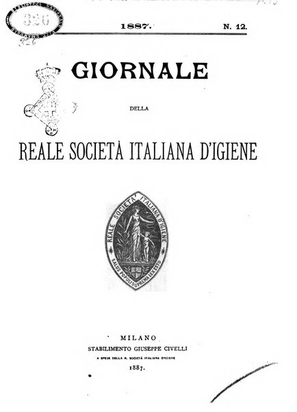 Giornale della Società italiana d'igiene