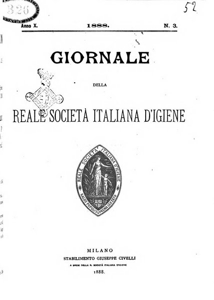 Giornale della Società italiana d'igiene