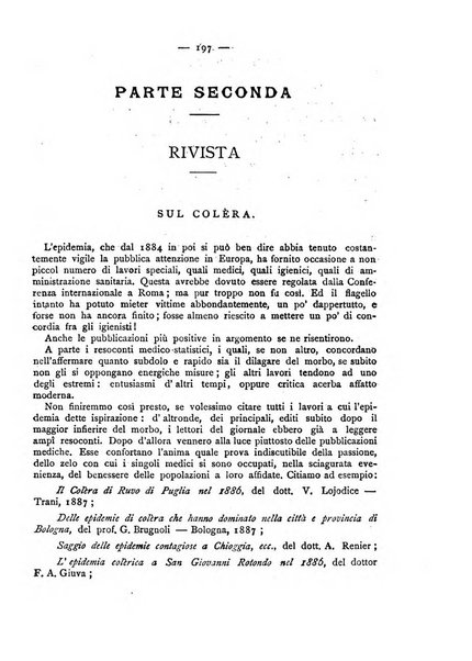 Giornale della Società italiana d'igiene