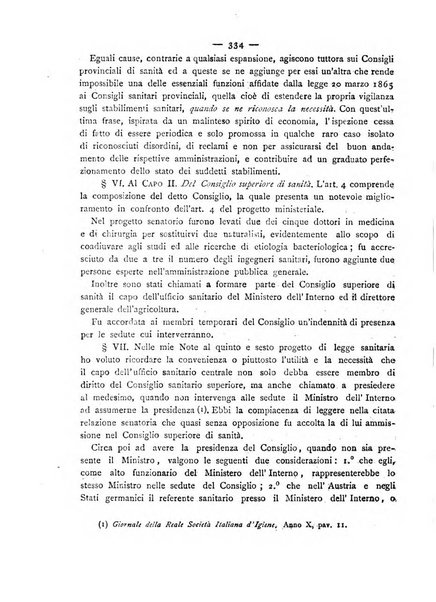 Giornale della Società italiana d'igiene