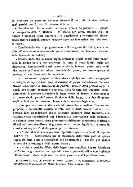 Giornale della Società italiana d'igiene