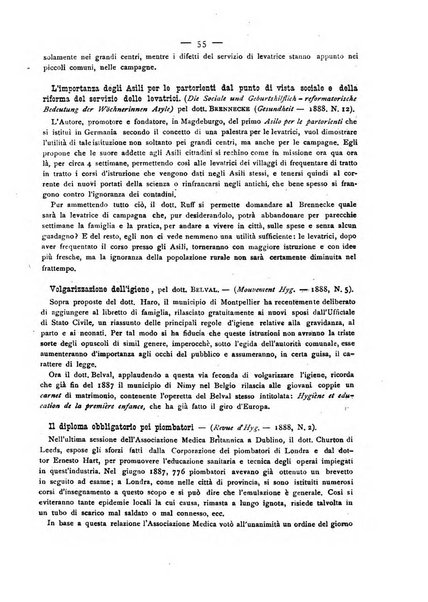 Giornale della Società italiana d'igiene