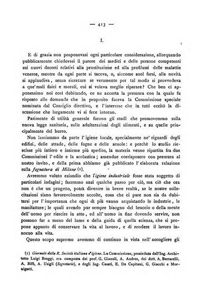 Giornale della Società italiana d'igiene