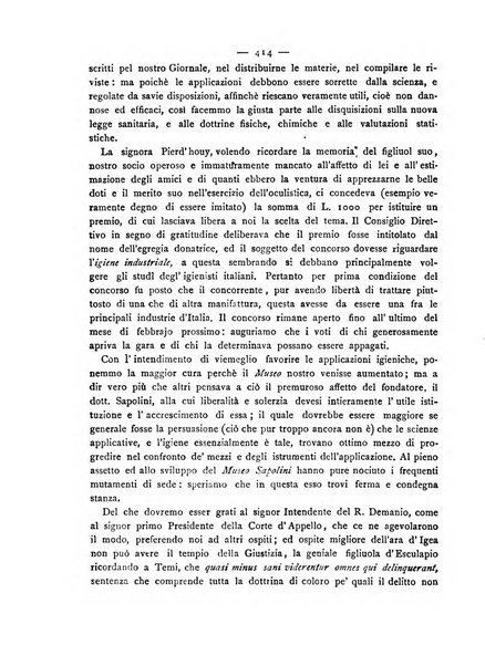 Giornale della Società italiana d'igiene