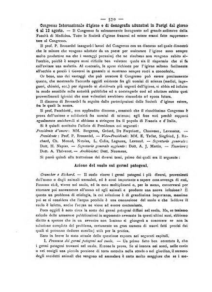 Giornale della Società italiana d'igiene