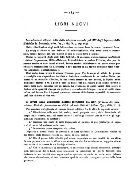 Giornale della Società italiana d'igiene