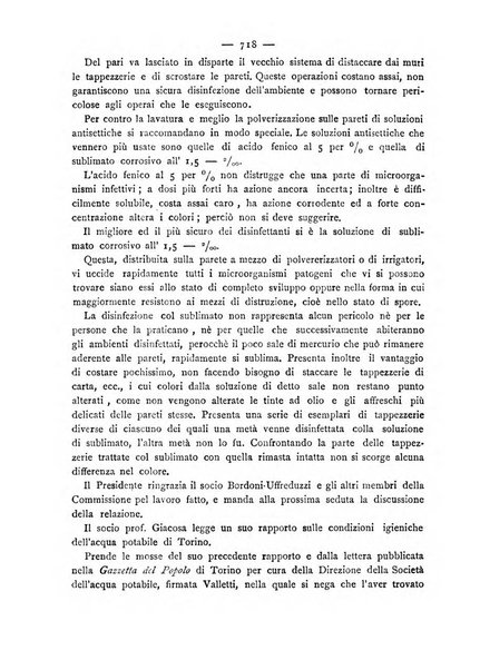 Giornale della Società italiana d'igiene